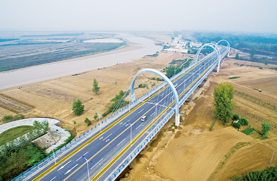 渭河赤水河堤防交通桥