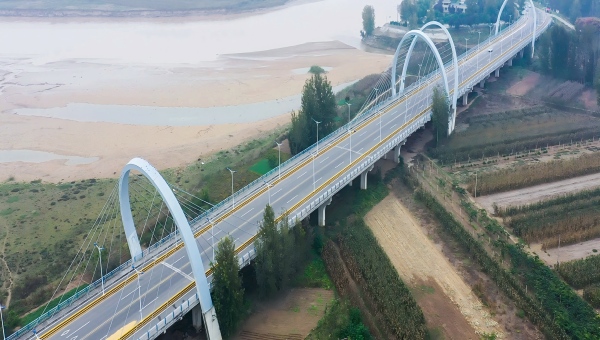 渭河渭南城区段赤水河口交通桥